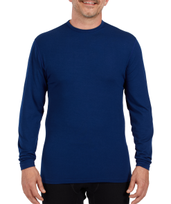 Microweight Men's Wool Long Sleeve Shirt - Woolverino