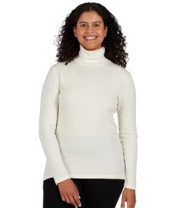 Women's Midweight Merino Wool Turtleneck | 100% Merino Wool